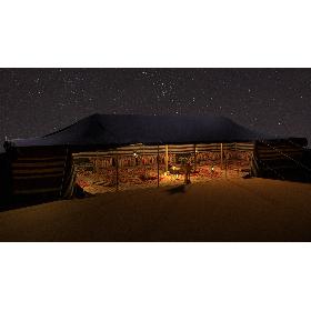 Saudi Arabia furnished Tent 3D model